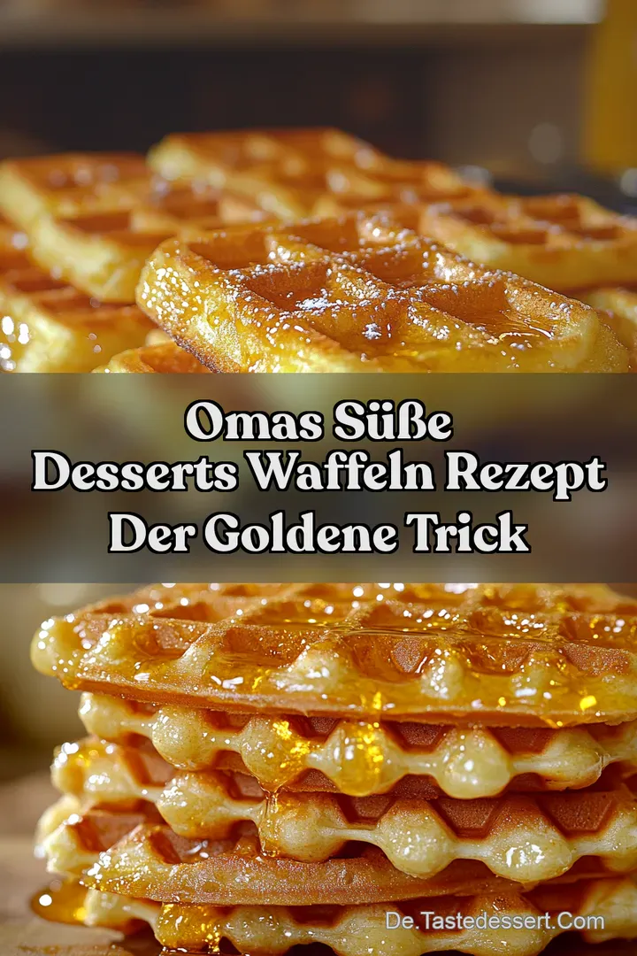 Omas S&uuml;&szlig;e Desserts Waffeln Rezept Der Goldene Trick
