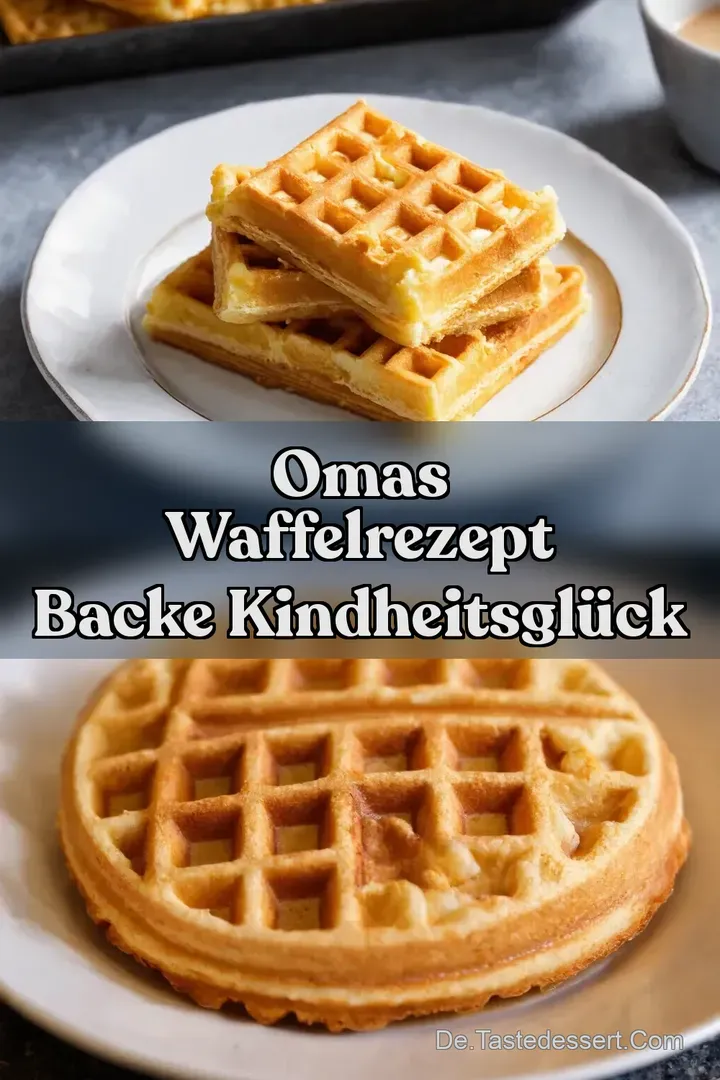 Omas Waffelrezept Backe Kindheitsglück