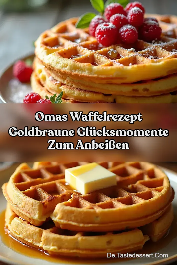 Omas Waffelrezept Goldbraune Gl&uuml;cksmomente zum Anbei&szlig;en