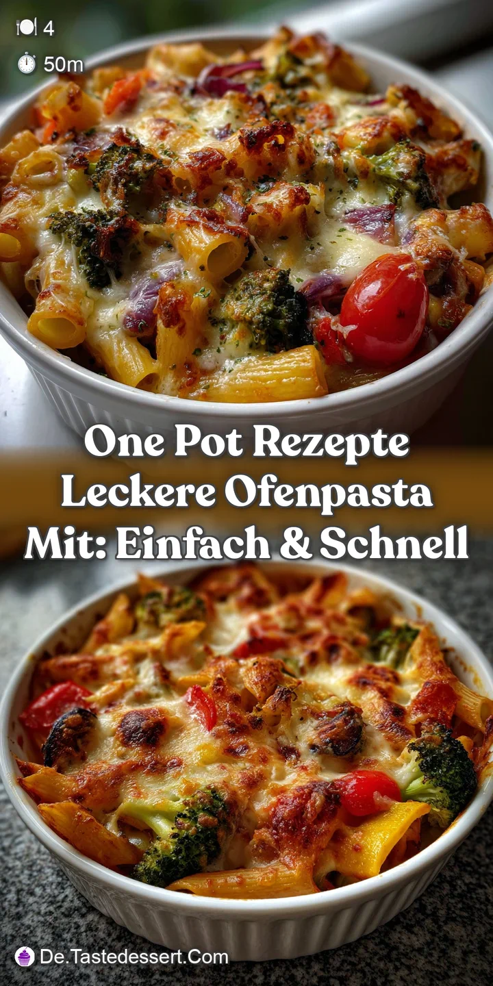 One Pot Rezepte Leckere OfenPasta mit: Einfach & Schnell