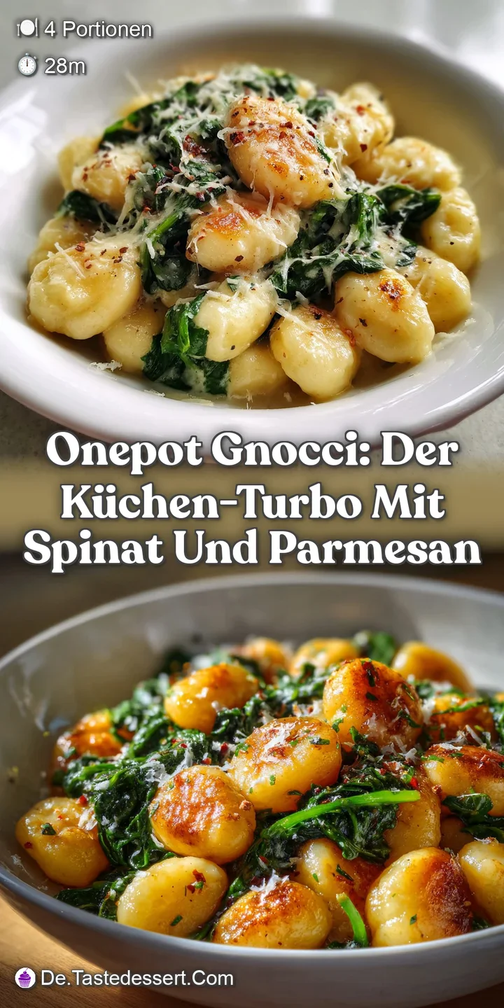 OnePot Gnocci: Der K&uuml;chen-Turbo mit Spinat und Parmesan
