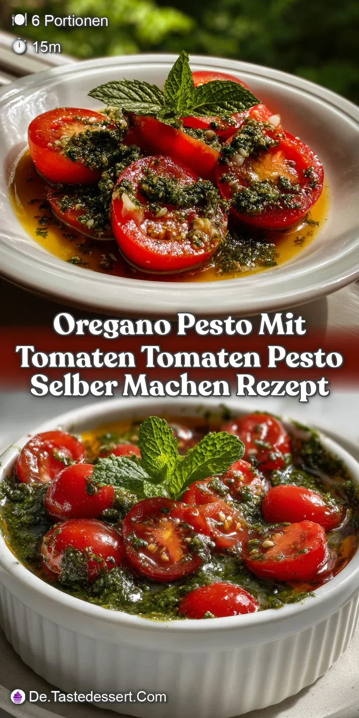 Oregano Pesto Mit Tomaten Tomaten Pesto Selber Machen Rezept
