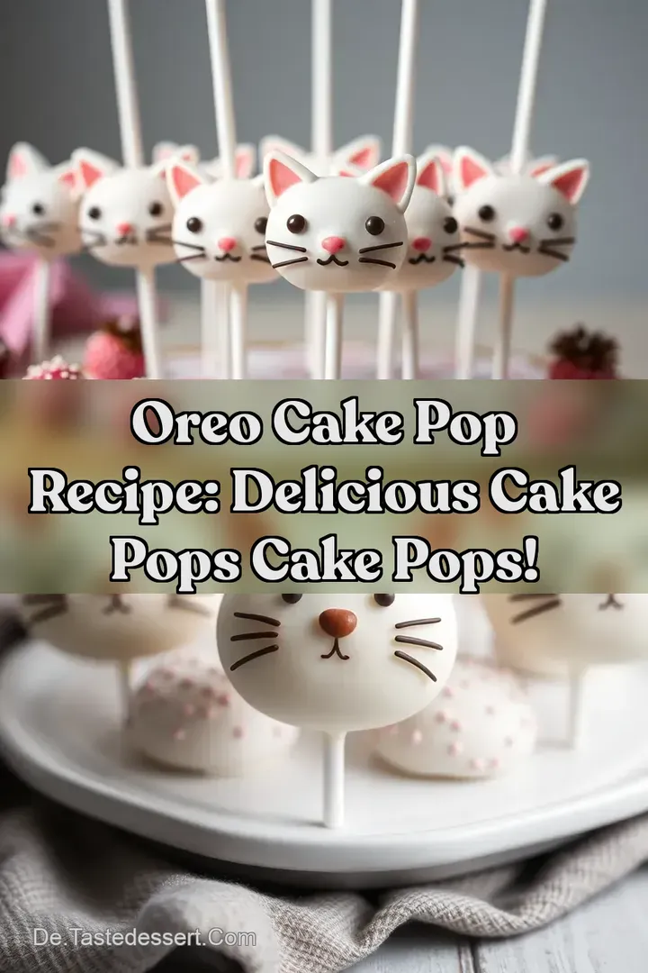 Oreo Cake Pop Recipe: Delicious Cake Pops Cake Pops!