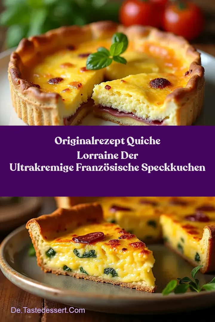 Originalrezept Quiche Lorraine Der Ultrakremige Franz&ouml;sische Speckkuchen