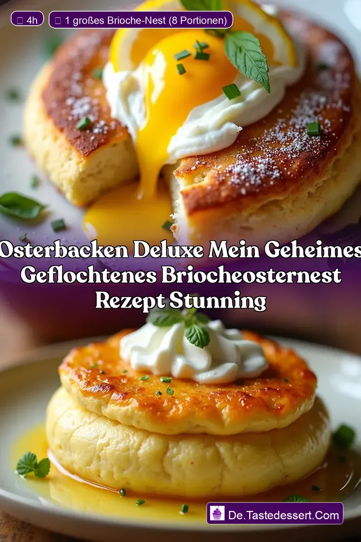 Osterbacken Deluxe Mein Geheimes Geflochtenes BriocheOsternest Rezept Stunning