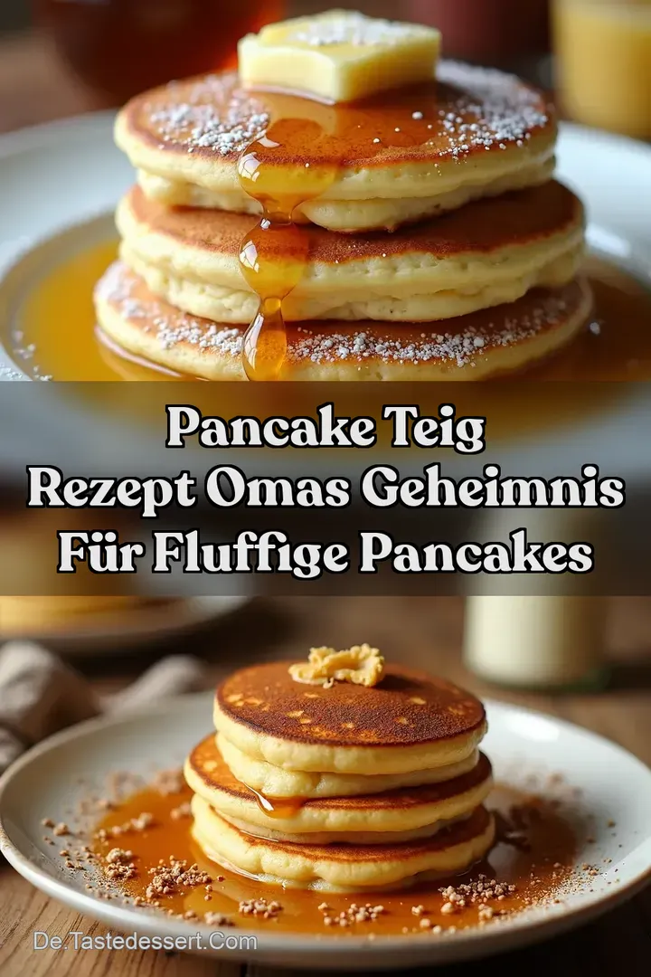 Pancake Teig Rezept Omas Geheimnis f&uuml;r Fluffige Pancakes