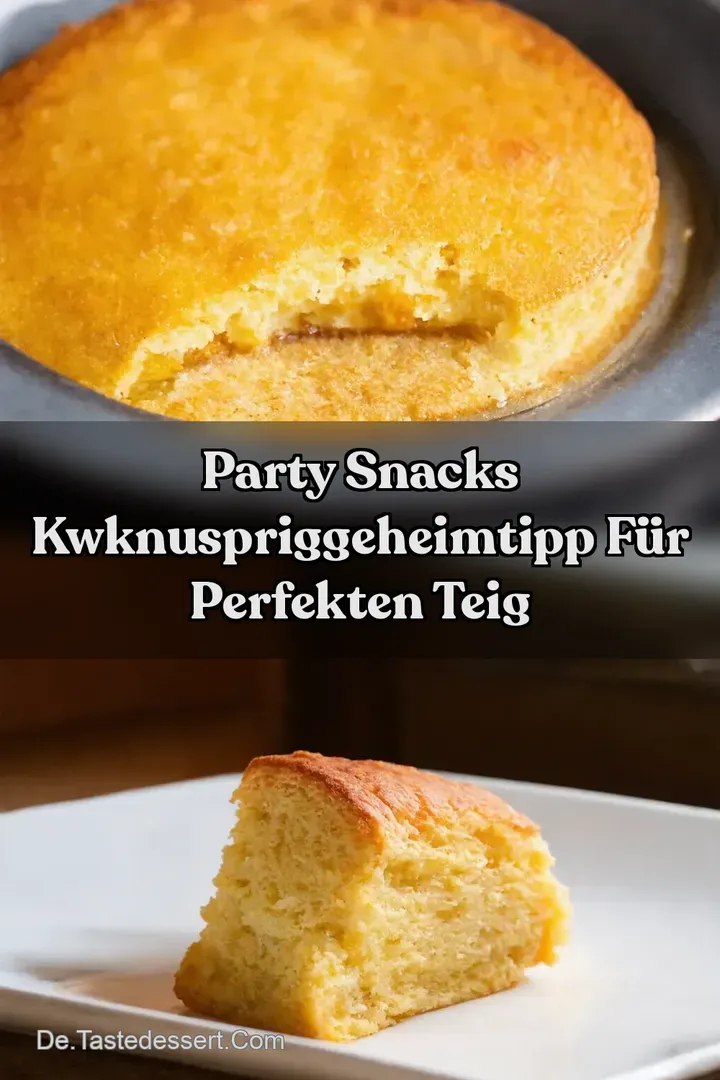 Party Snacks kwKnusprigGeheimtipp für perfekten Teig
