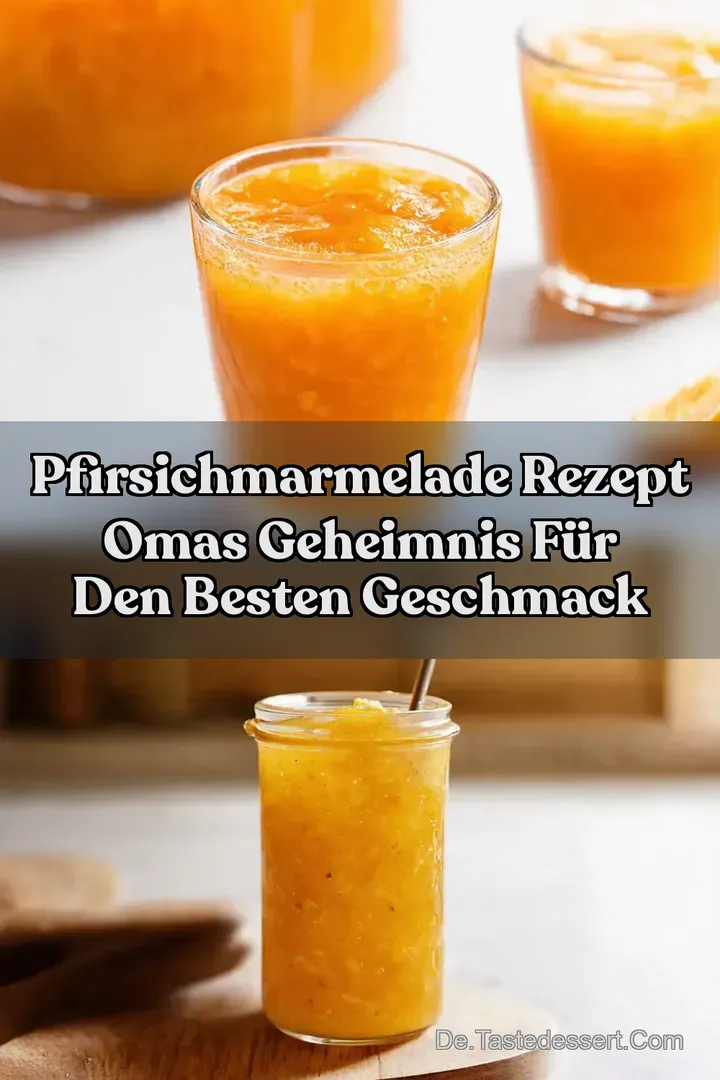 Pfirsichmarmelade Rezept Omas Geheimnis für den Besten Geschmack