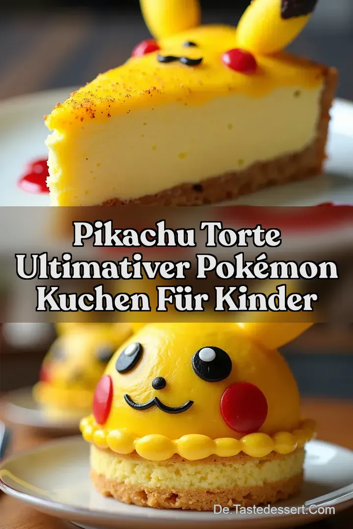 Pikachu Torte Ultimativer Pok&eacute;mon Kuchen f&uuml;r Kinder