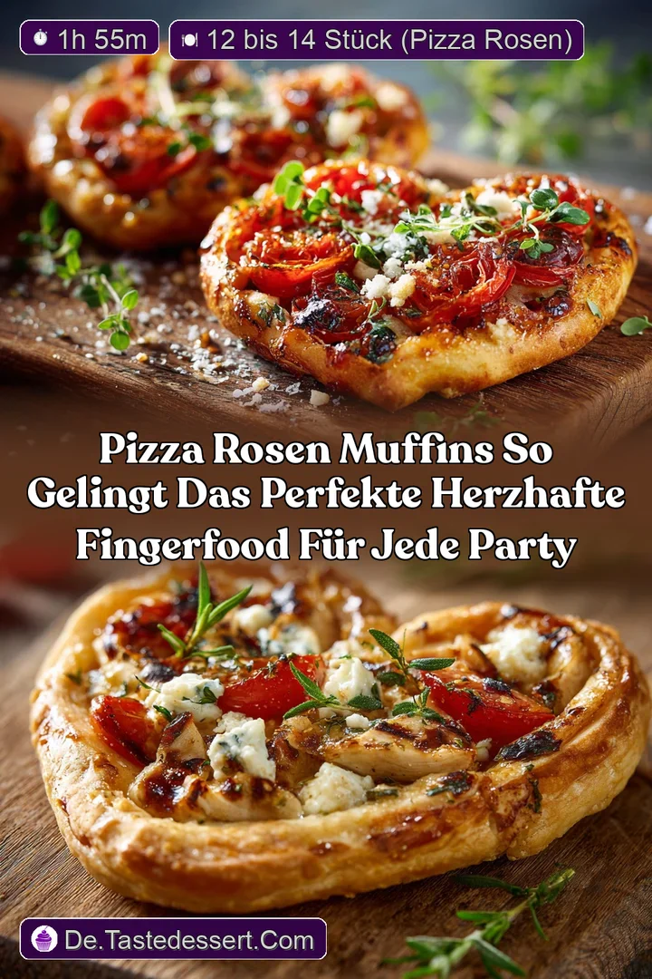 Pizza Rosen Muffins So gelingt das perfekte Herzhafte Fingerfood f&uuml;r jede Party