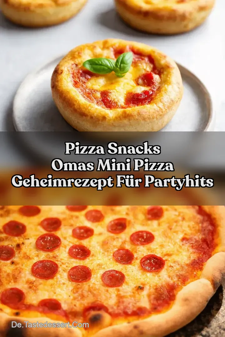 Pizza Snacks Omas Mini Pizza Geheimrezept für PartyHits