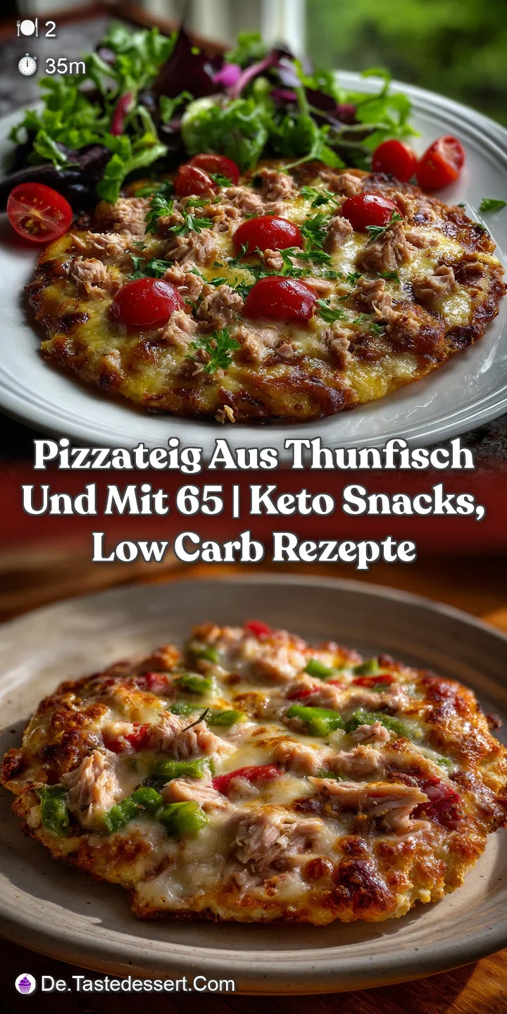 Pizzateig Aus Thunfisch Und Mit 65 | Keto Snacks Low Carb Rezepte