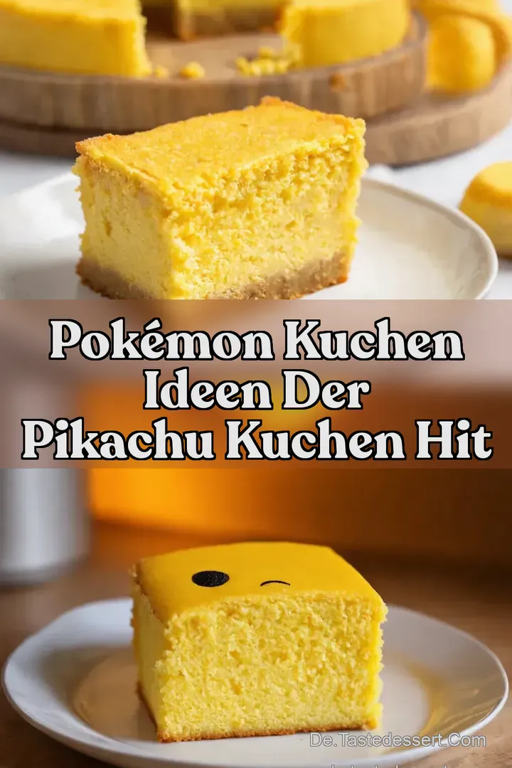 Pok&eacute;mon Kuchen Ideen Der Pikachu Kuchen Hit