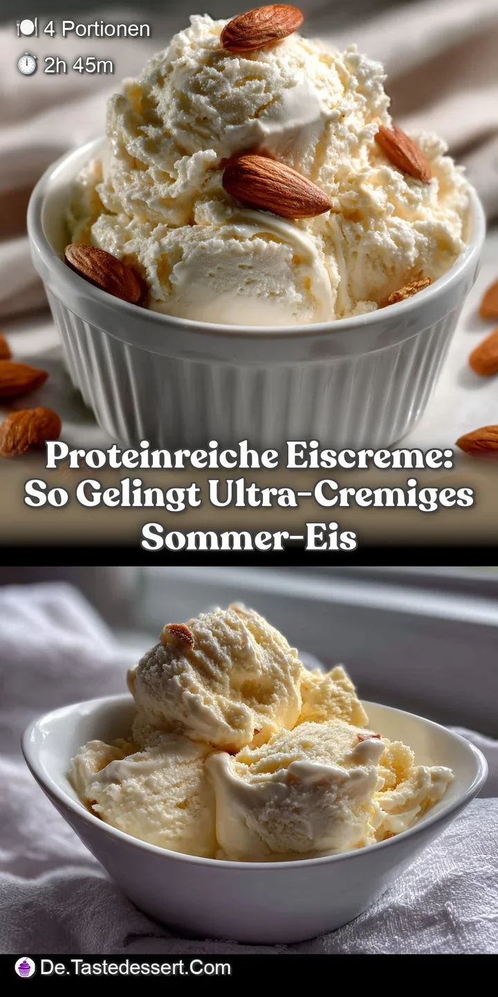 Proteinreiche Eiscreme: So gelingt ultra-cremiges Sommer-Eis