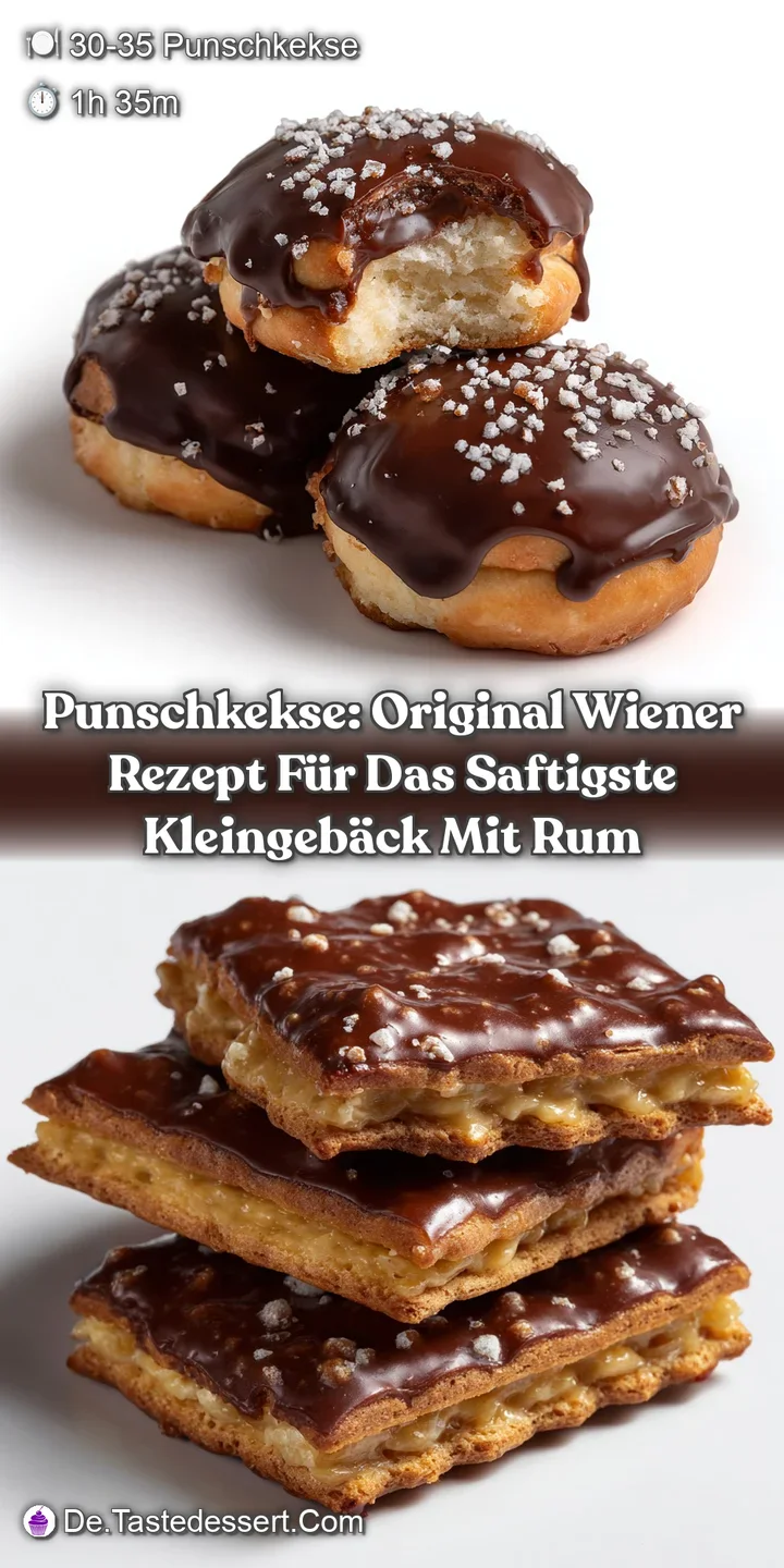 Punschkekse: Original Wiener Rezept f&uuml;r das saftigste Kleingeb&auml;ck mit Rum