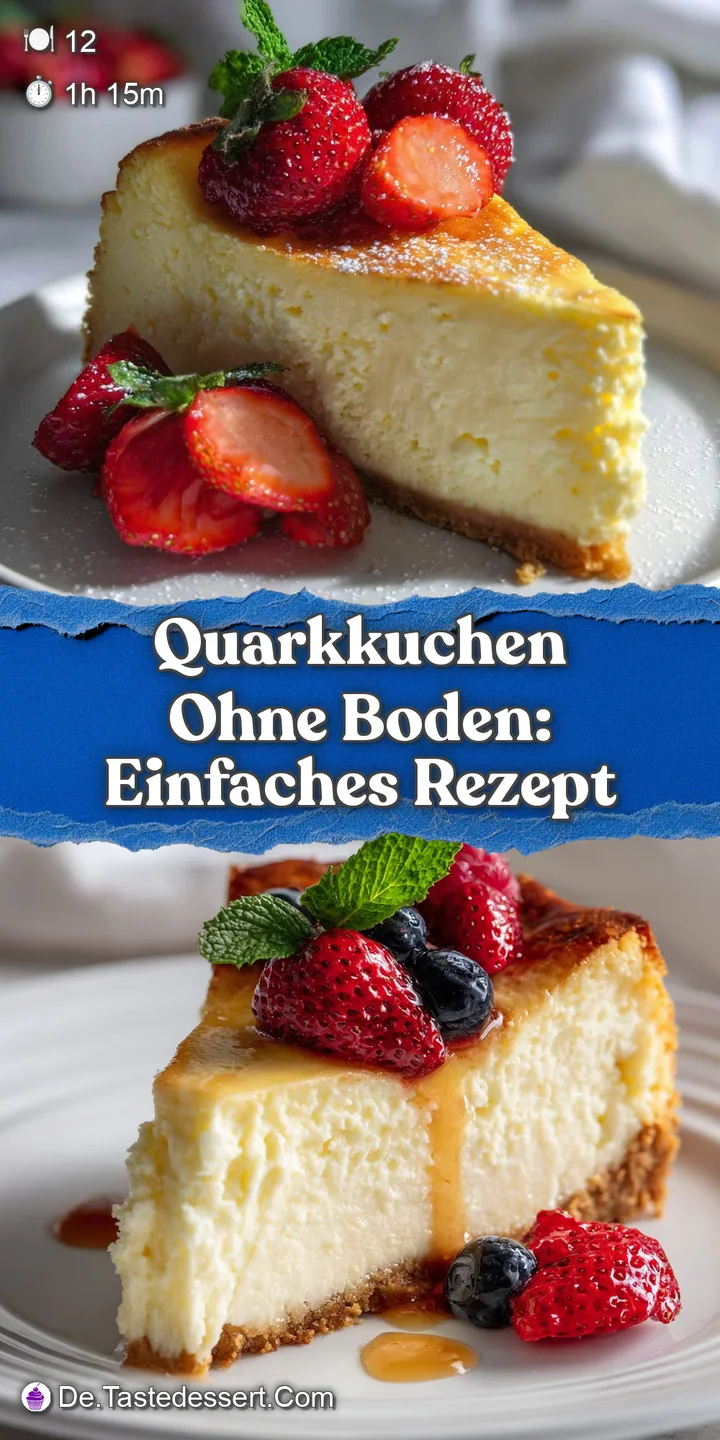 Close-up reveals soft, pillowy texture of a crustless German cheesecake. Slightly browned surface and dusting of sugar bec...