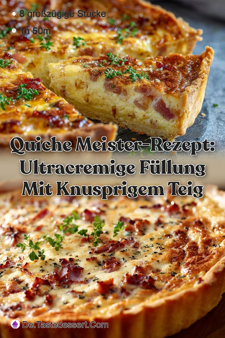Quiche Meister-Rezept: Ultracremige F&uuml;llung mit knusprigem Teig