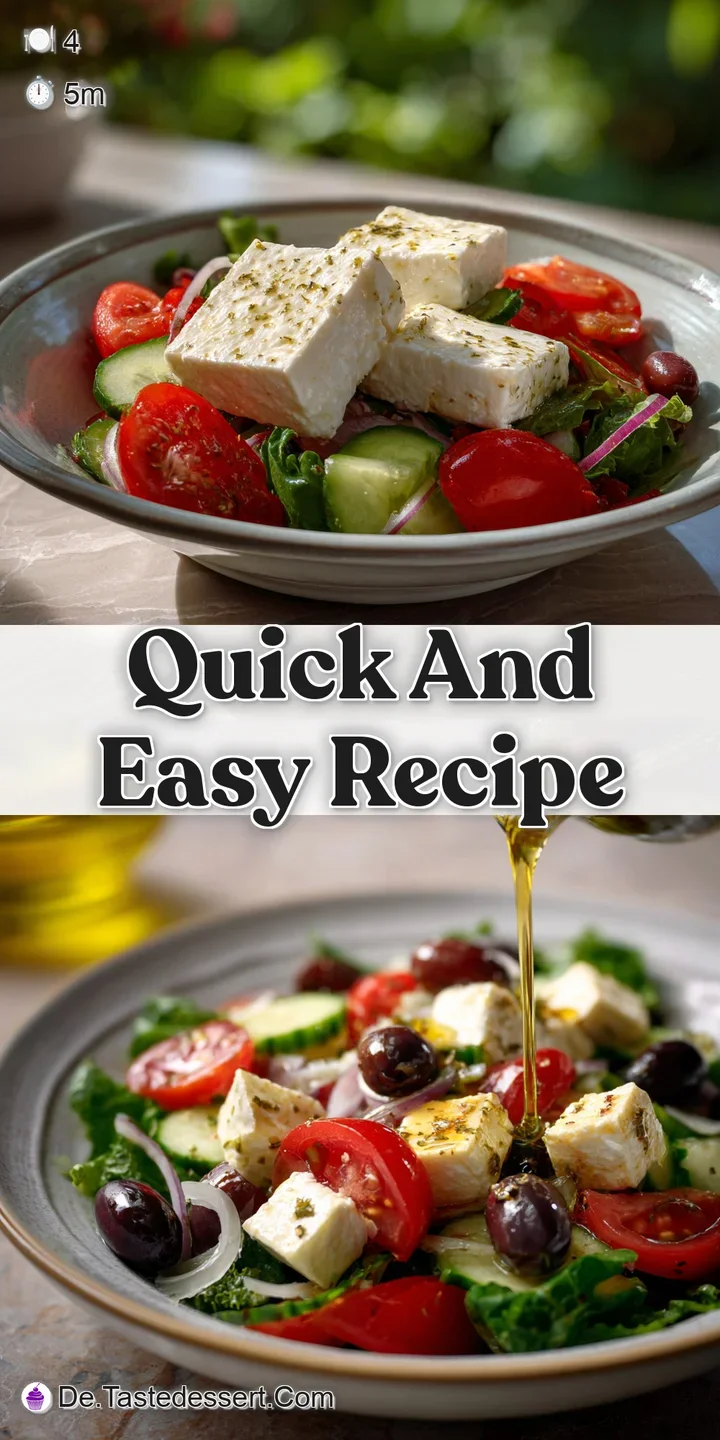 Close-up of a creamy, cool salad dressing with chunks of feta and fresh herbs, highlighting the textures and vibrant colors.