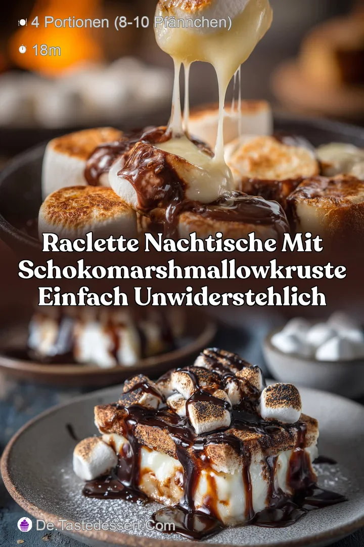 Raclette Nachtische mit SchokoMarshmallowKruste Einfach unwiderstehlich