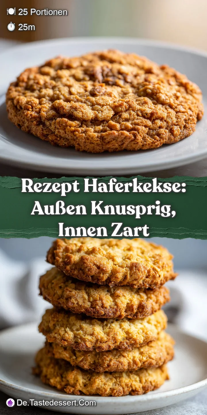 Close-up of a warm, golden-brown oatmeal cookie, showcasing its rustic texture and slightly uneven edges. Visibly crispy a...