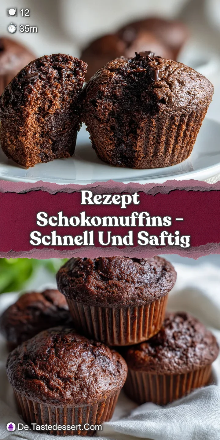 Close-up of a chocolate muffin, revealing a rich, moist interior, studded with melted chocolate chunks, and flecks of cocoa.