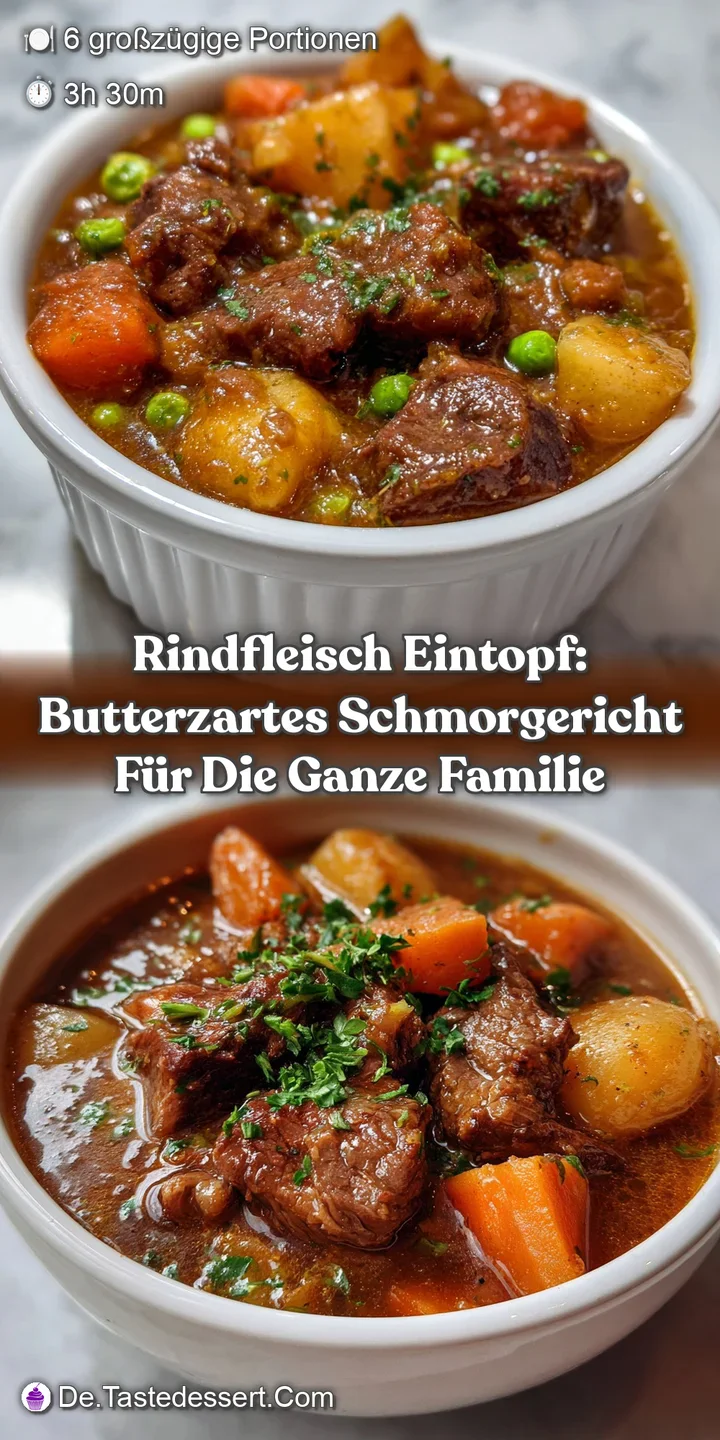 Rindfleisch Eintopf: Butterzartes Schmorgericht f&uuml;r die ganze Familie