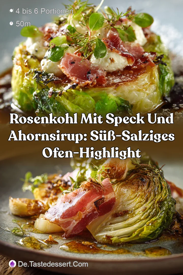 Rosenkohl mit Speck und Ahornsirup: S&uuml;&szlig;-salziges Ofen-Highlight