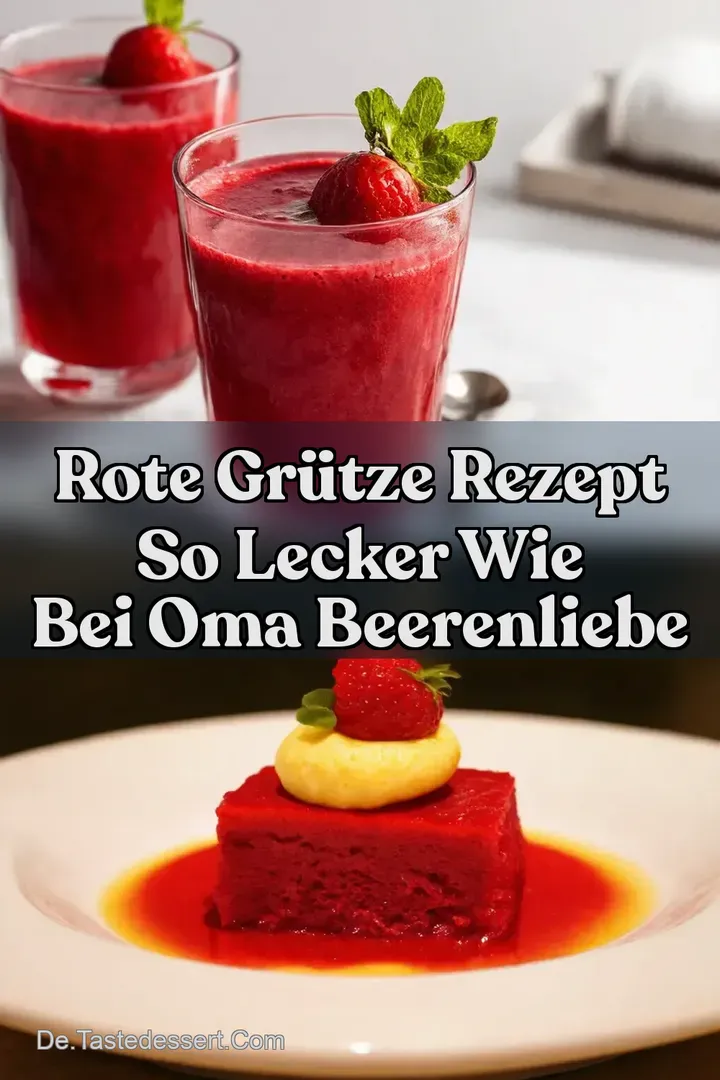 Rote Gr&uuml;tze Rezept So lecker wie bei Oma Beerenliebe