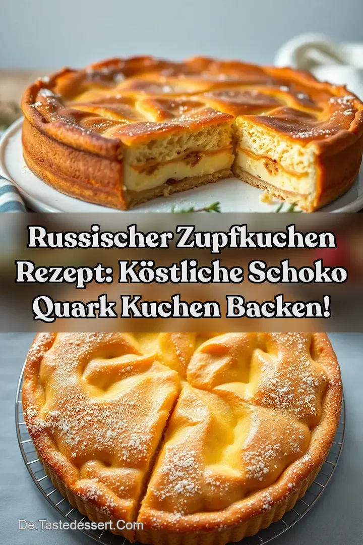 Russischer Zupfkuchen Rezept: Köstliche Schoko Quark Kuchen Backen!