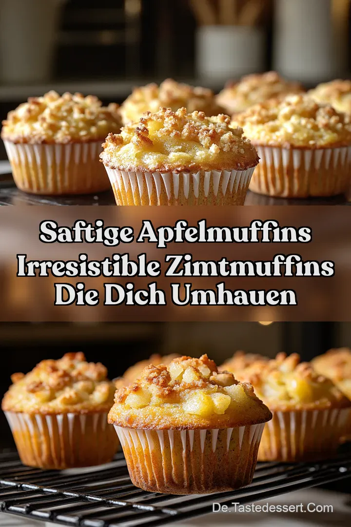 Saftige Apfelmuffins Irresistible ZimtMuffins Die Dich Umhauen