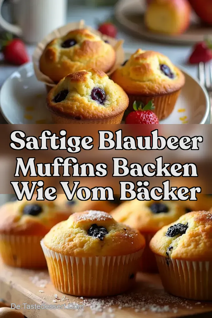 Saftige Blaubeer Muffins Backen wie vom B&auml;cker