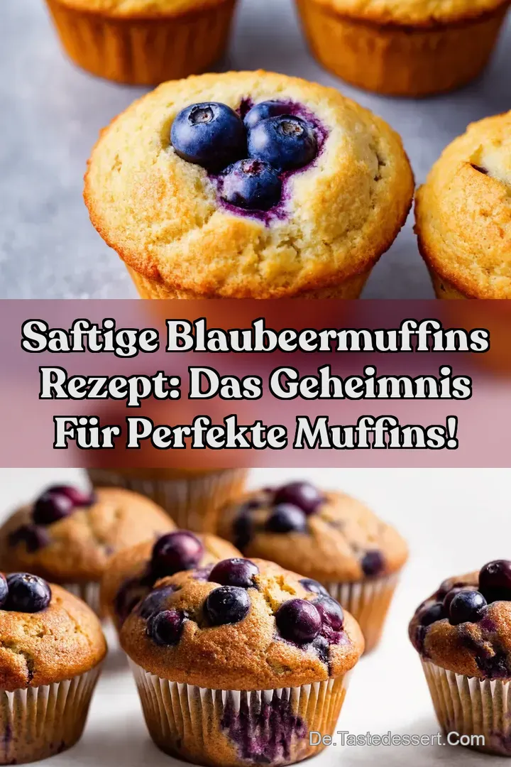 Saftige Blaubeermuffins Rezept: Das Geheimnis für perfekte Muffins!