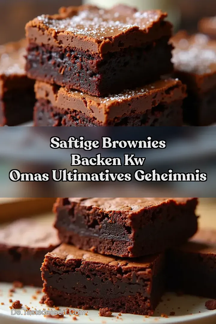 Saftige Brownies Backen kw Omas Ultimatives Geheimnis