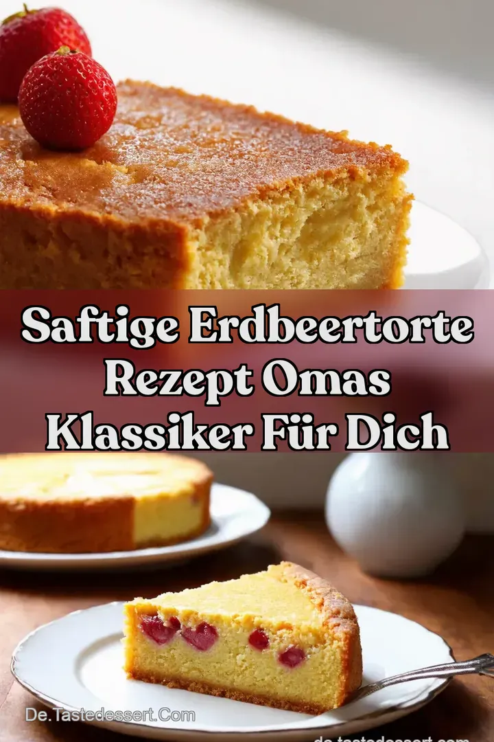 Saftige Erdbeertorte Rezept Omas Klassiker f&uuml;r Dich