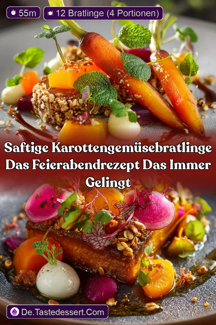 Saftige KarottenGem&uuml;seBratlinge Das FeierabendRezept das immer gelingt