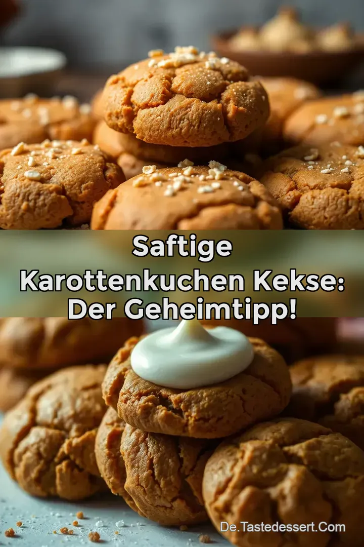Saftige Karottenkuchen Kekse: Der Geheimtipp!