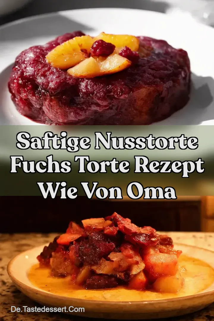 Saftige Nusstorte Fuchs Torte Rezept wie von Oma