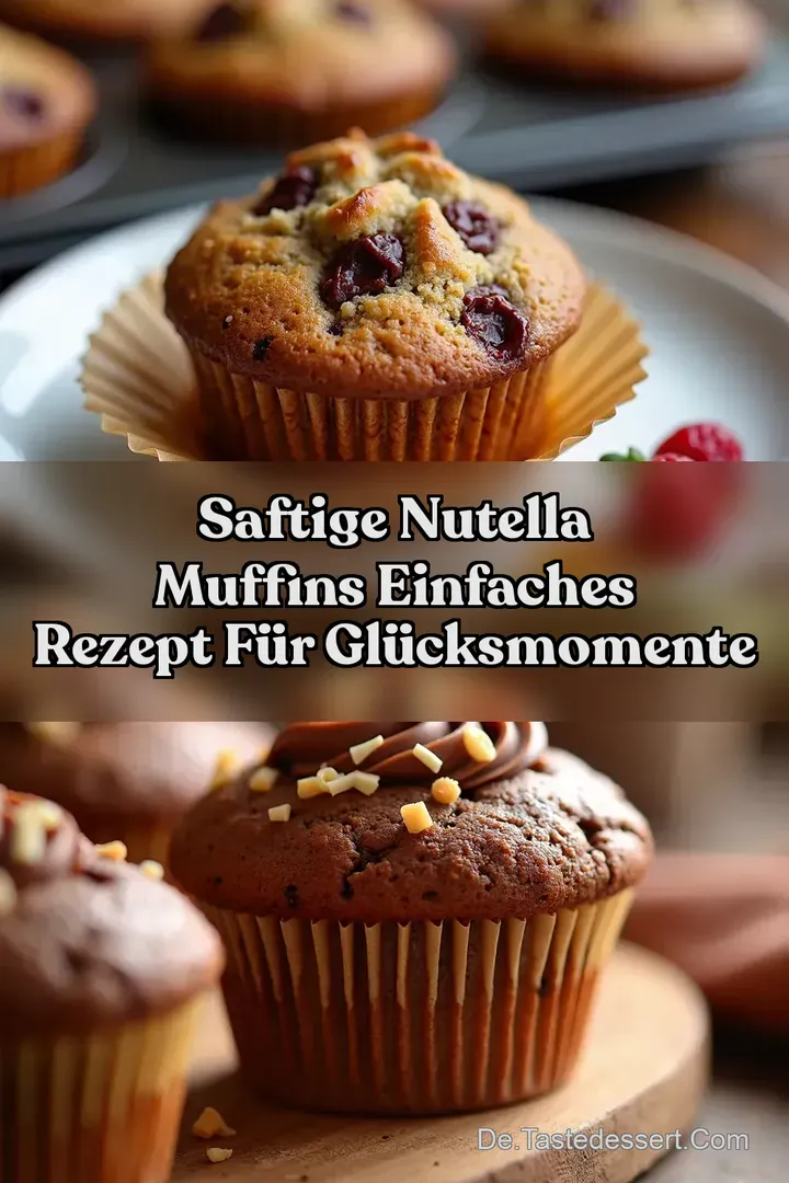 Saftige Nutella Muffins Einfaches Rezept f&uuml;r Gl&uuml;cksmomente