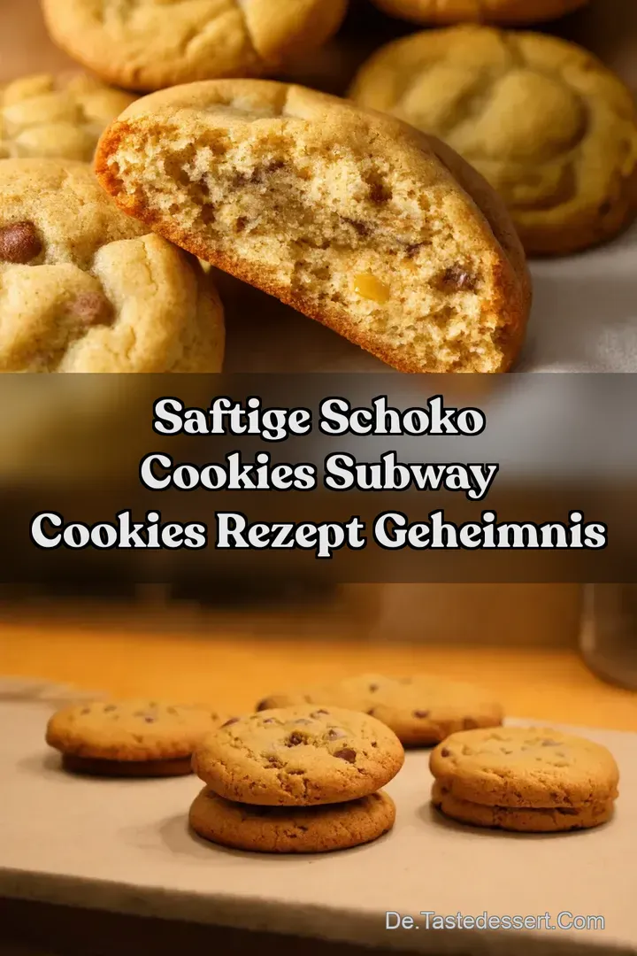 Saftige Schoko Cookies Subway Cookies Rezept Geheimnis