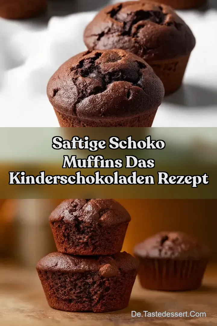 Saftige Schoko Muffins Das Kinderschokoladen Rezept