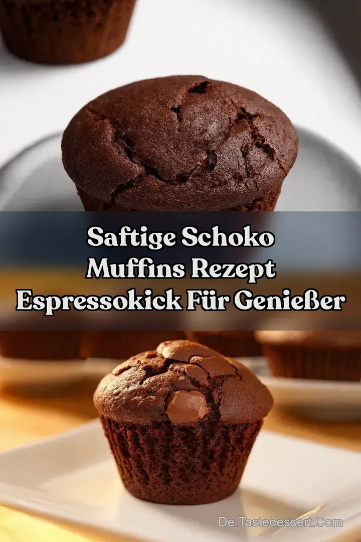 Saftige Schoko Muffins Rezept EspressoKick f&uuml;r Genie&szlig;er