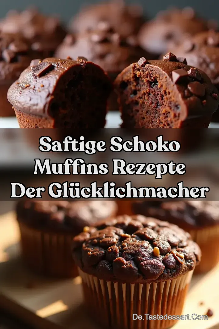 Saftige Schoko Muffins Rezepte Der Gl&uuml;cklichmacher