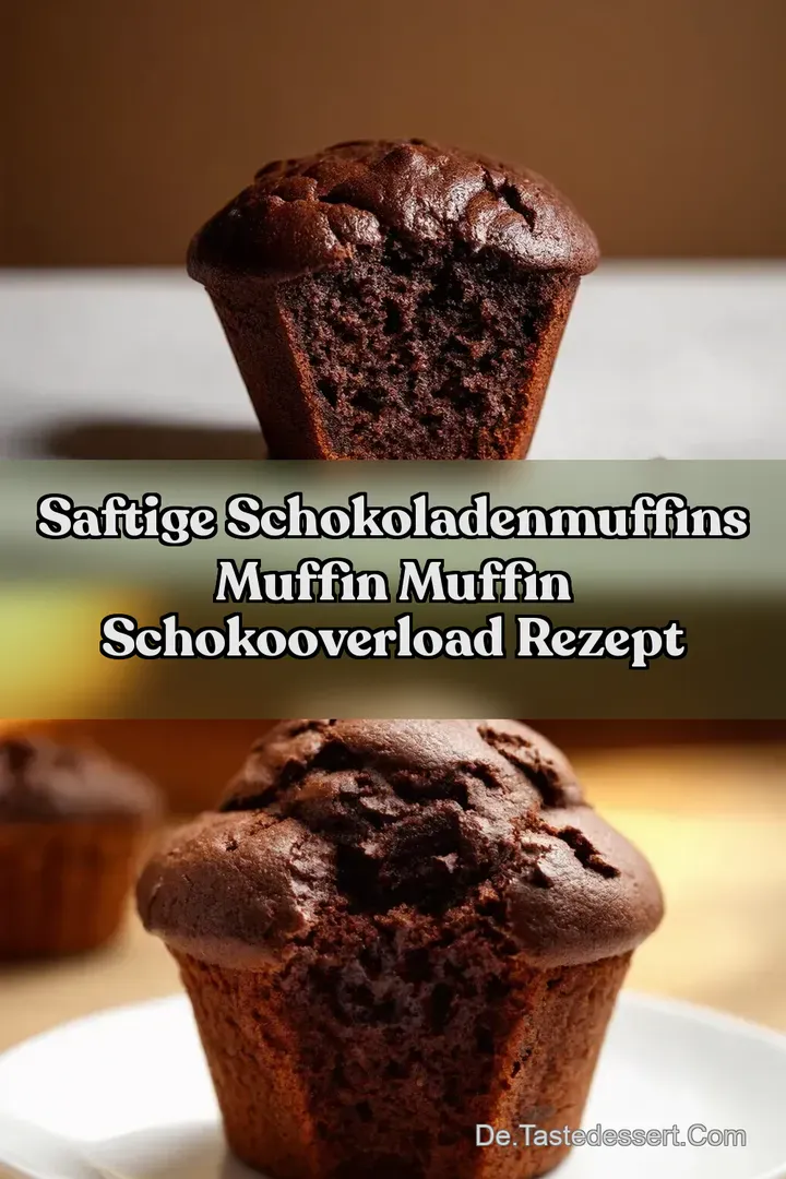 Saftige Schokoladenmuffins Muffin Muffin SchokoOverload Rezept
