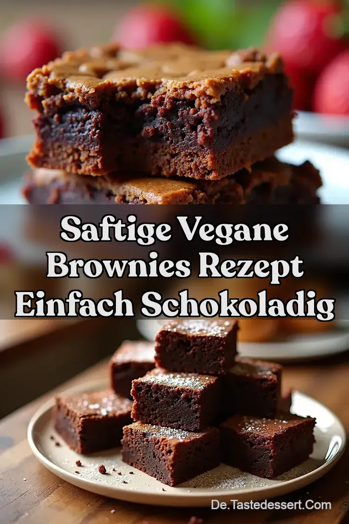 Saftige Vegane Brownies Rezept Einfach Schokoladig