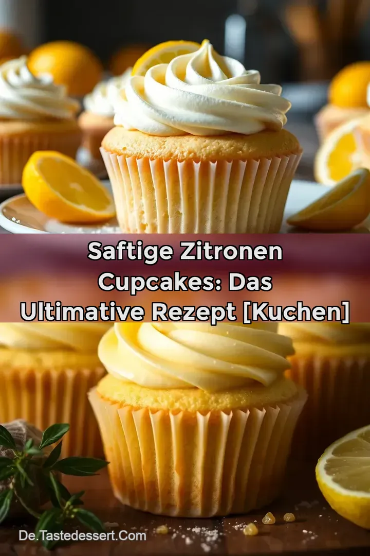 Saftige Zitronen Cupcakes: Das ultimative Rezept [Kuchen]