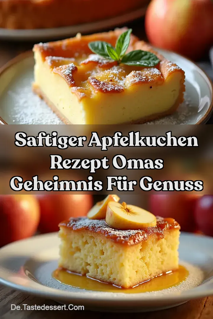 Saftiger Apfelkuchen Rezept Omas Geheimnis f&uuml;r Genuss