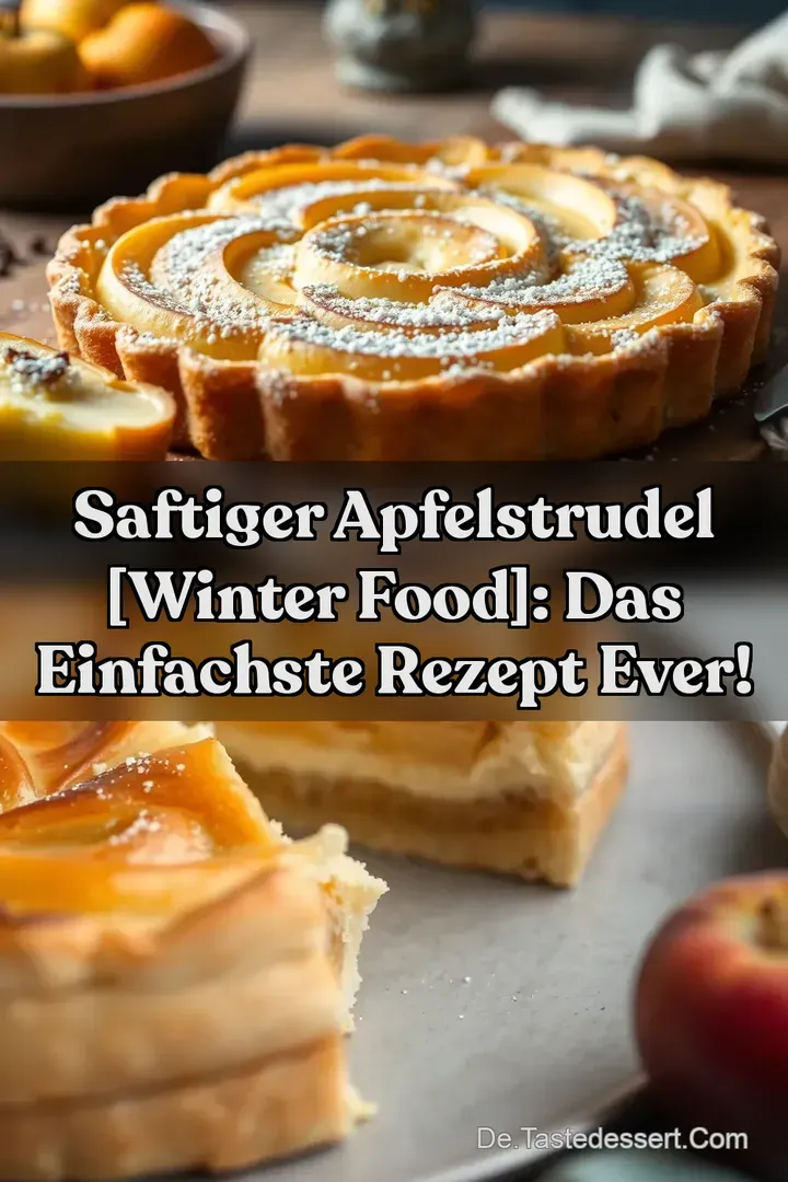 Saftiger Apfelstrudel [Winter Food]: Das Einfachste Rezept ever!