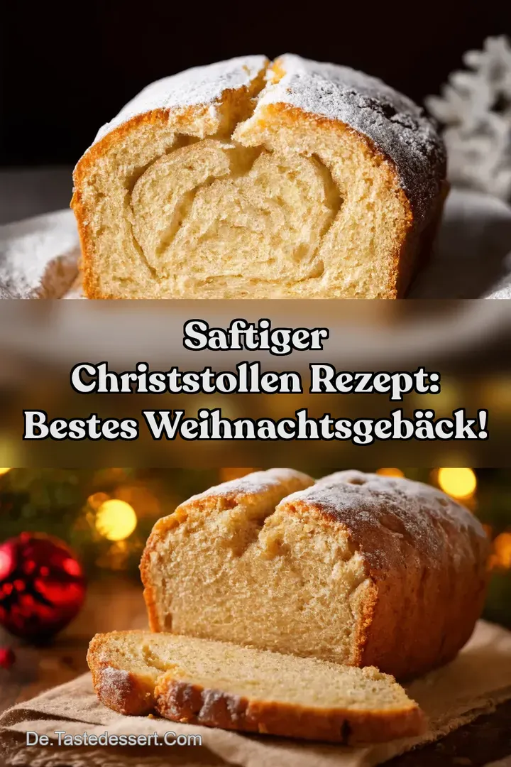 Saftiger Christstollen Rezept: Bestes Weihnachtsgebäck!