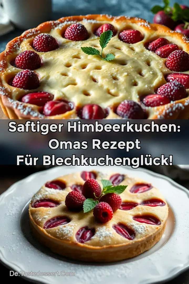 Saftiger Himbeerkuchen: Omas Rezept für Blechkuchenglück!