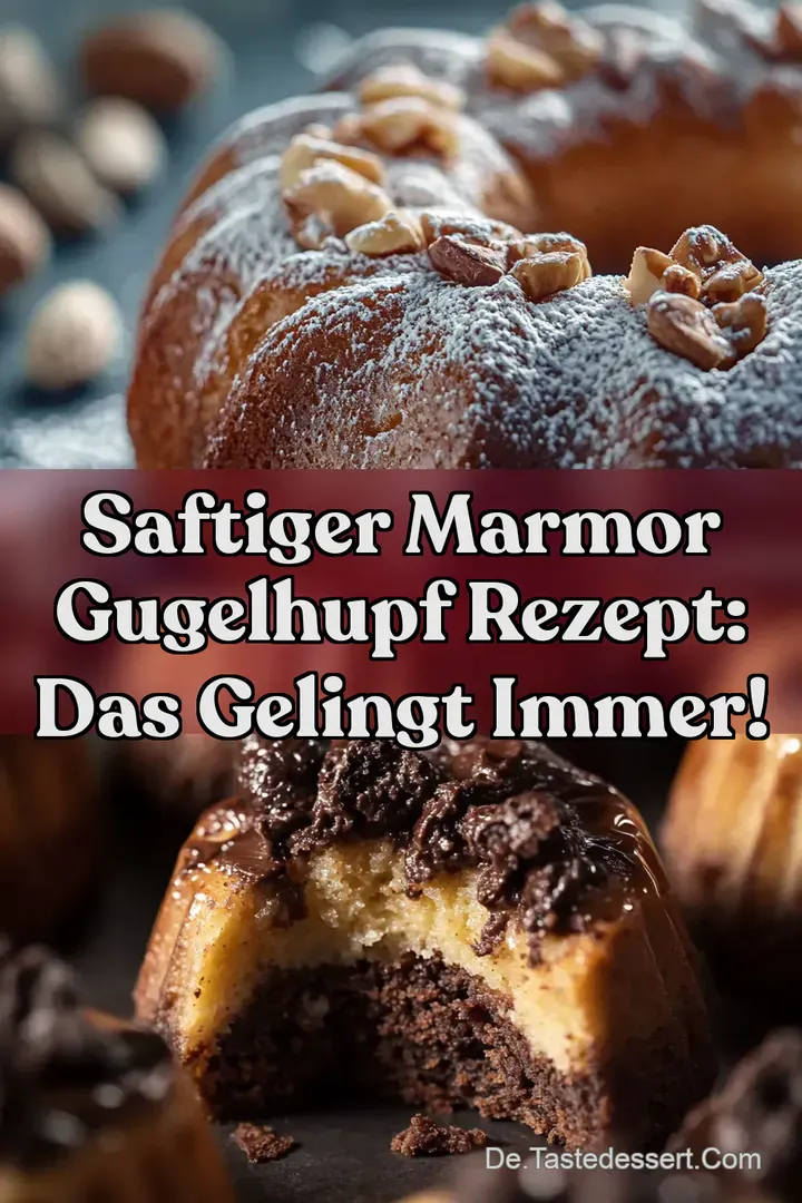Saftiger Marmor Gugelhupf Rezept: Das gelingt immer!